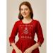 Picture of Beauteous Rayon Dark Red Kurtis & Tunic