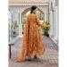 Picture of Excellent Georgette Orange Kurtis & Tunic