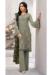 Picture of Georgette Dark Sea Green Straight Cut Salwar Kameez