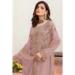 Picture of Fascinating Georgette Thistle Straight Cut Salwar Kameez