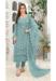 Picture of Georgette Light Slate Grey Straight Cut Salwar Kameez