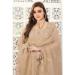 Picture of Statuesque Georgette Beige Straight Cut Salwar Kameez