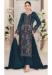 Picture of Georgette Dark Slate Grey Straight Cut Salwar Kameez