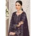 Picture of Excellent Georgette Purple Straight Cut Salwar Kameez