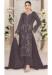 Picture of Georgette Dim Gray Straight Cut Salwar Kameez