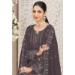 Picture of Georgette Dim Gray Straight Cut Salwar Kameez