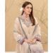 Picture of Georgette Pale Golden Rod Straight Cut Salwar Kameez