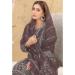 Picture of Georgette Dim Gray Straight Cut Salwar Kameez