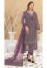 Picture of Georgette Dim Gray Straight Cut Salwar Kameez