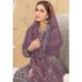 Picture of Georgette Dim Gray Straight Cut Salwar Kameez