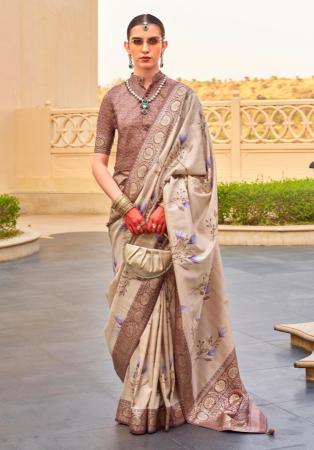 Picture of Statuesque Silk Tan Saree