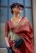 Picture of Delightful Organza Indian Red Saree