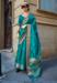 Picture of Lovely Organza Teal Saree