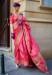 Picture of Gorgeous Organza Light Coral Saree