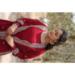 Picture of Fine Georgette Maroon Readymade Gown