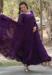 Picture of Lovely Georgette Purple Readymade Gown