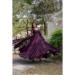 Picture of Enticing Georgette Maroon Readymade Gown