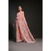 Picture of Pretty Georgette Light Salmon Saree