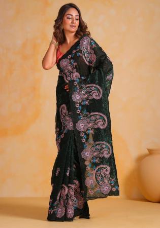 Picture of Taking Georgette Sea Green Saree