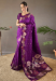 Picture of Alluring Silk Midnight Blue Saree