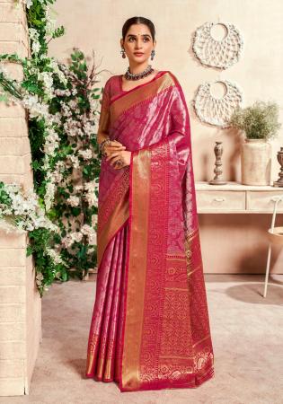 Picture of Sightly Silk Pale Violet Red Saree