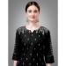 Picture of Fine Cotton Black Readymade Salwar Kameez