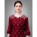 Picture of Statuesque Cotton Maroon Readymade Salwar Kameez