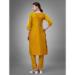 Picture of Cotton Dark Golden Rod Readymade Salwar Kameez