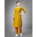 Picture of Cotton Dark Golden Rod Readymade Salwar Kameez