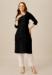 Picture of Exquisite Cotton Black Kurtis & Tunic