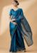 Picture of Good Looking Organza Teal Saree