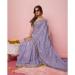 Picture of Statuesque Georgette Violet Saree