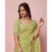 Picture of Fascinating Georgette Dark Khaki Saree