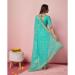 Picture of Sightly Georgette Medium Turquoise Saree