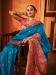 Picture of Bewitching Silk Teal Saree