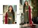 Picture of Georgette Saddle Brown Straight Cut Salwar Kameez