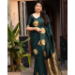 Picture of Excellent Silk Sea Green Saree