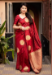 Picture of Shapely Silk Crimson Saree