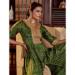 Picture of Cotton Dark Olive Green Readymade Salwar Kameez