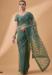 Picture of Radiant Net Dark Sea Green Saree