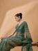 Picture of Radiant Net Dark Sea Green Saree