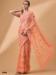 Picture of Sightly Net Coral Saree