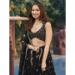 Picture of Beauteous Georgette Black Lehenga Choli