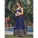 Picture of Elegant Georgette Midnight Blue Lehenga Choli