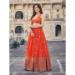 Picture of Wonderful Georgette Tomato Lehenga Choli