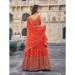 Picture of Wonderful Georgette Tomato Lehenga Choli