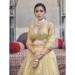 Picture of Fine Georgette Pale Golden Rod Lehenga Choli