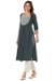 Picture of Gorgeous Rayon Dark Slate Grey Kurtis & Tunic