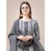 Picture of Well Formed Rayon Slate Grey Readymade Salwar Kameez