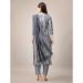 Picture of Well Formed Rayon Slate Grey Readymade Salwar Kameez